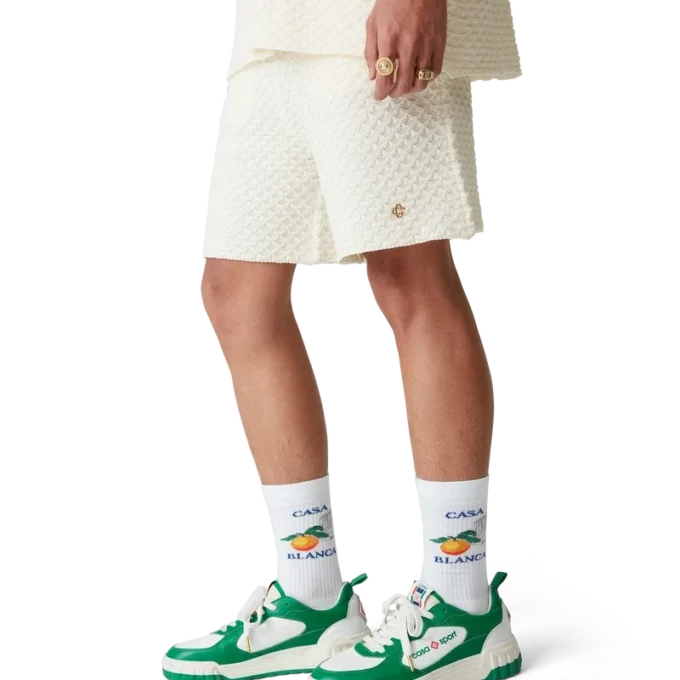 Herren-Sneaker „Court“ in Grün und Weiß