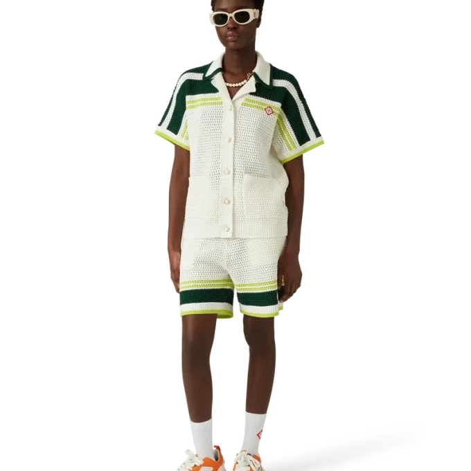 Herren Court Sneakers in Orange und Weiß