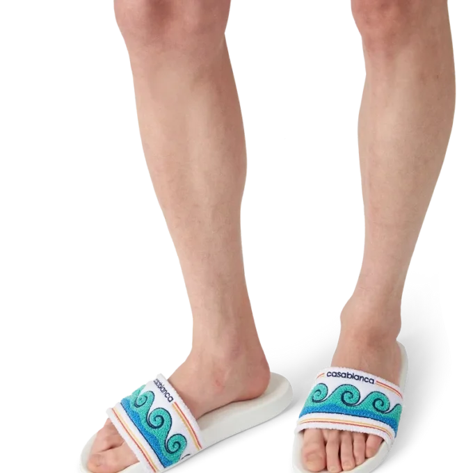 Herren-Slipper „Greco Wave Terry“ Herren-Slipper „Greco Wave Terry“