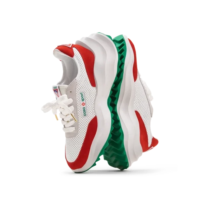 Herren-Sneaker Atlantis in Weiß und Rot