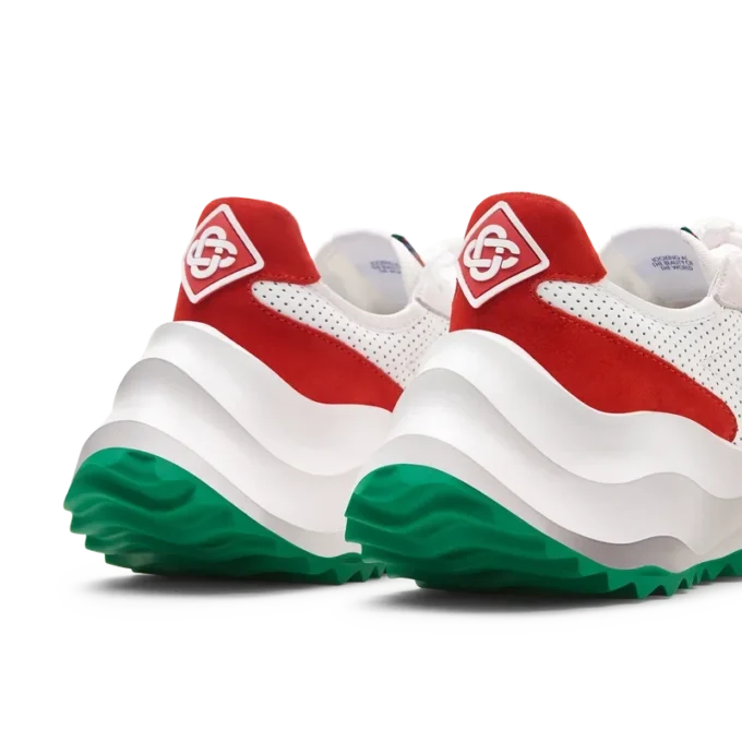 Herren-Sneaker Atlantis in Weiß und Rot