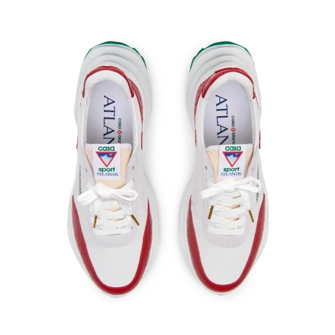 Herren-Sneaker Atlantis Red Ostrich