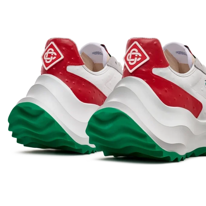 Herren-Sneaker Atlantis Red Ostrich