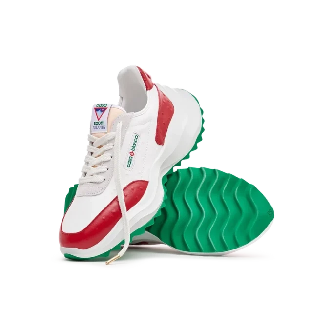 Herren-Sneaker Atlantis Red Ostrich