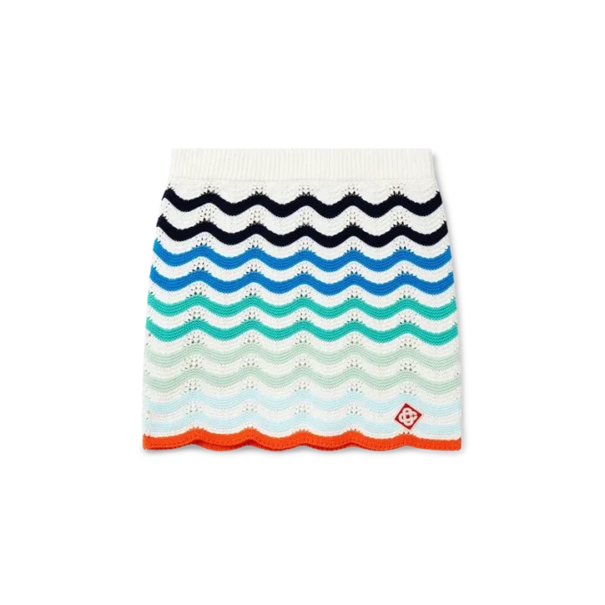 Häkelrock mit Farbverlauf