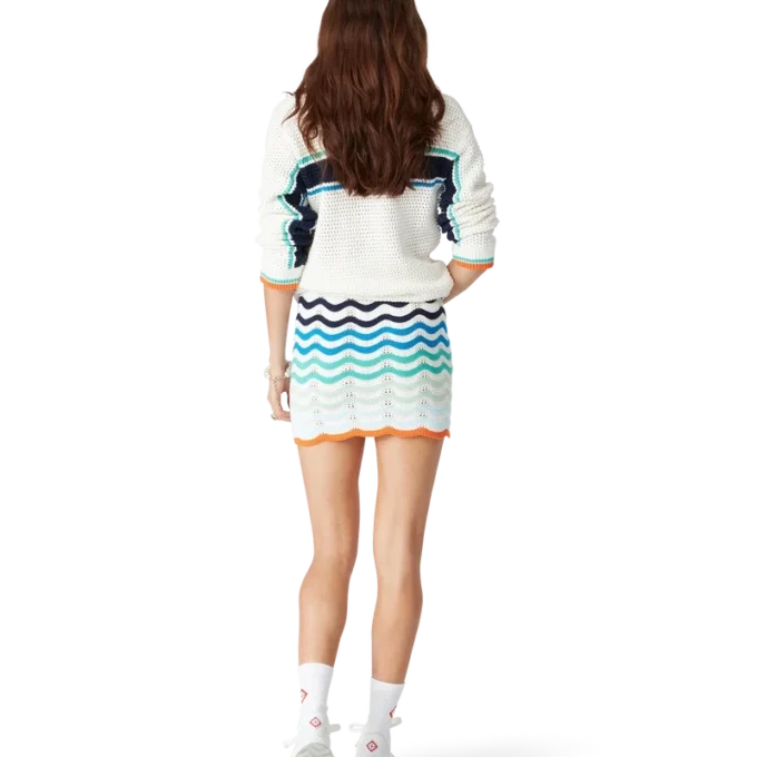 Häkelrock mit Farbverlauf