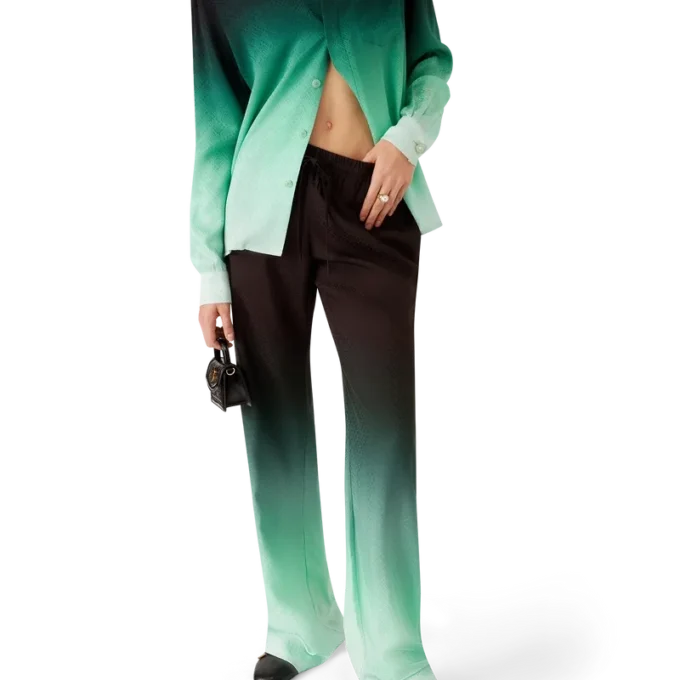 Hose aus Jacquard mit Farbverlauf Hose aus Jacquard mit Farbverlauf