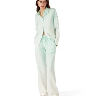 Hose aus Jacquard mit Monogramm-Farbverlauf