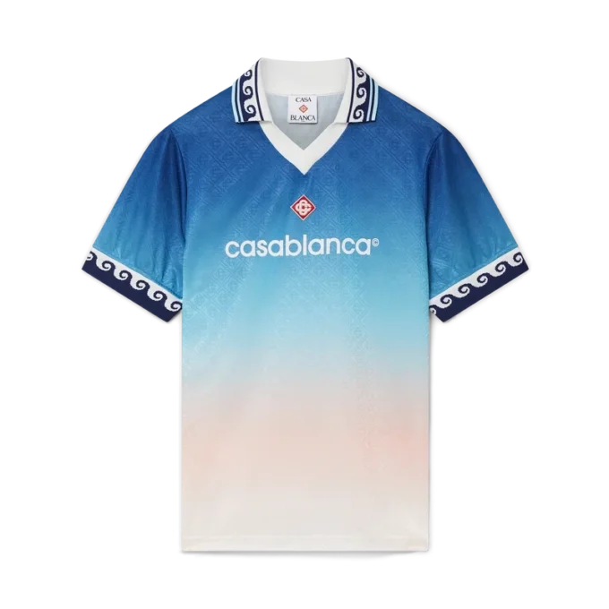 Jacquard-Fußballhemd mit Farbverlauf