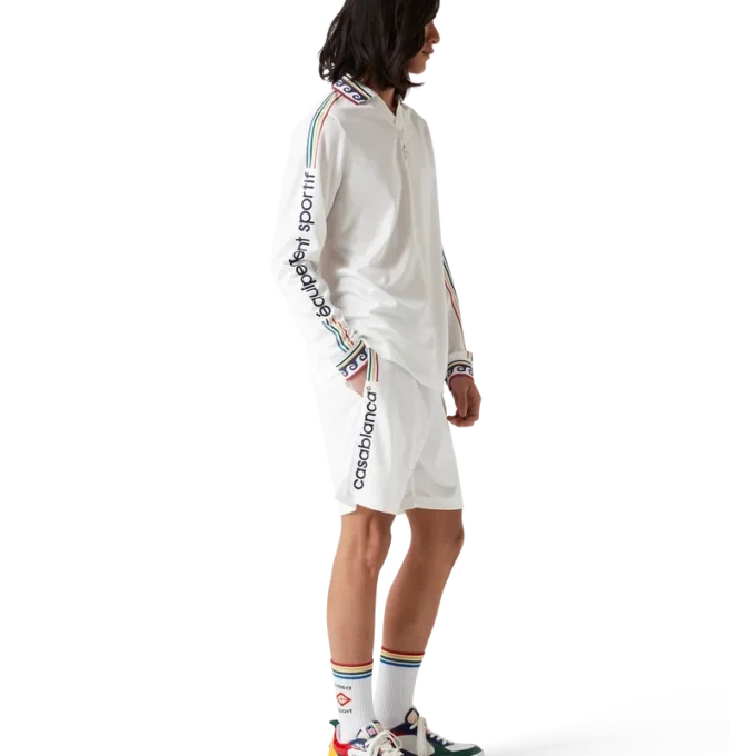 Jacquard-Monogramm-Fußball-Shorts