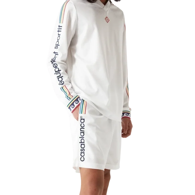 Jacquard-Monogramm-Fußball-Shorts