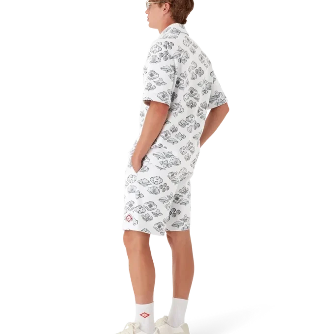 Jacquard-Motiv-Shorts