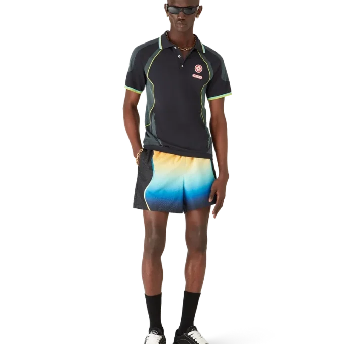 Jacquard-Shorts mit Farbverlauf