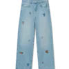 Jeans mit Stickmotiv Jeans mit Stickmotiv