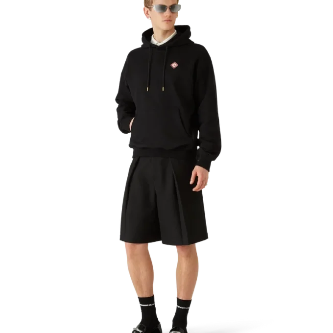 Kapuzenpullover mit Diamant-Logo Kapuzenpullover mit Diamant-Logo