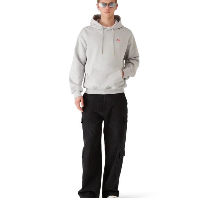 Kapuzenpullover mit Diamant-Logo Kapuzenpullover mit Diamant-Logo