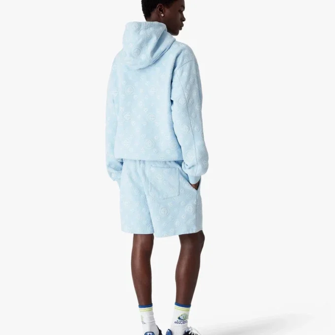 Kapuzenpullover mit Monogramm-Applikation