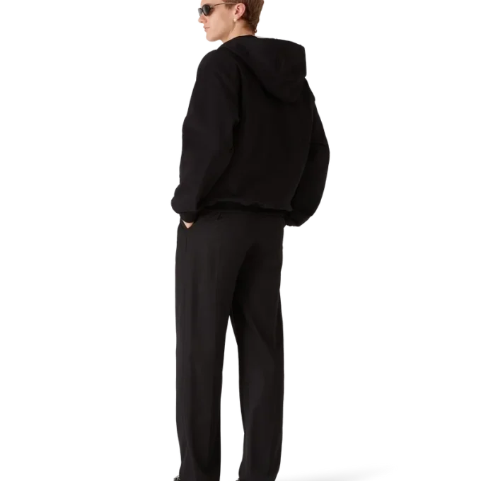 Kapuzenpullover mit Reißverschluss und Diamant-Logo