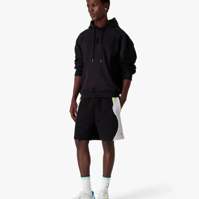 Kapuzenpullover mit Squash-Logo-Flockdruck Kapuzenpullover mit Squash-Logo-Flockdruck