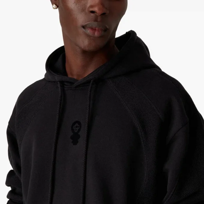 Kapuzenpullover mit Squash-Logo-Flockdruck Kapuzenpullover mit Squash-Logo-Flockdruck