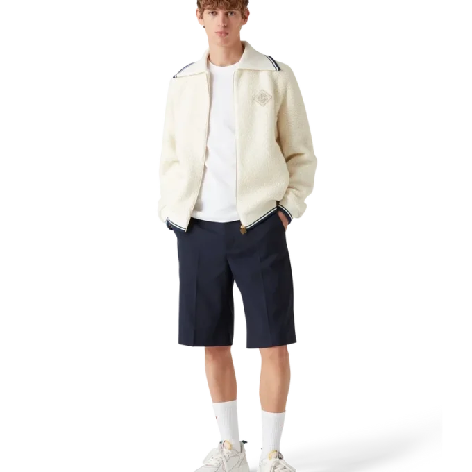 Kaschmir-Pullover mit Reißverschluss