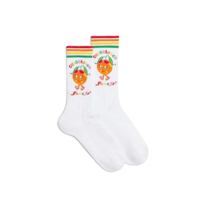 Kawaii Orange Socken