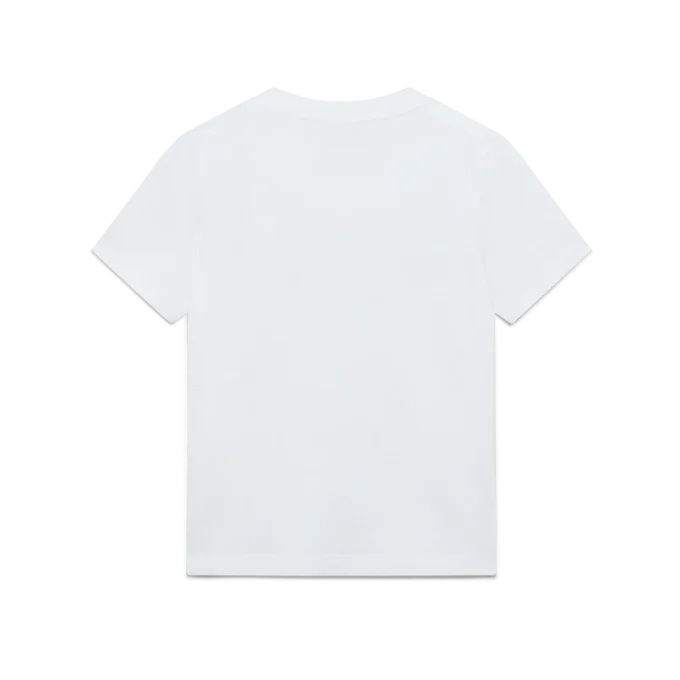 Kristall-Warped-Logo-T-Shirt mit kurzen Shorts und taillierter Passform