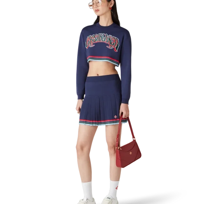 Kürzer Baseball-Pullover