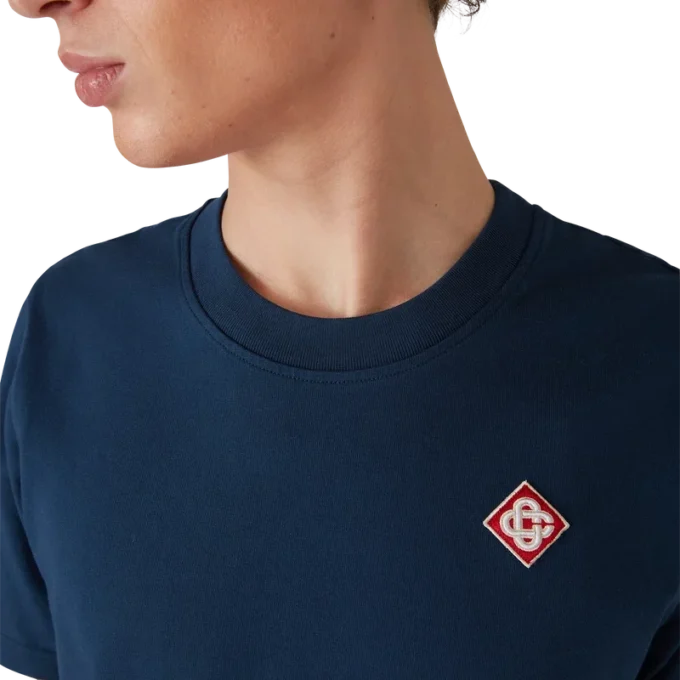 Kurzarm-T-Shirt mit Diamant-Logo