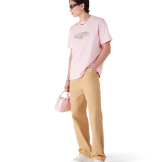 Kurzarm-T-Shirt mit Glas-Logo