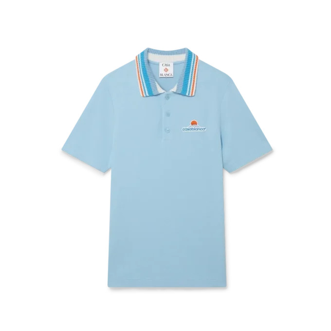 Kurzärmeliges Polohemd aus Strick-Piqué