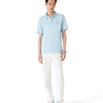 Kurzärmeliges Polohemd aus Strick-Piqué