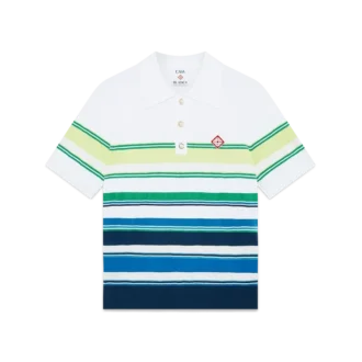 Kurzärmeliges Poloshirt mit Farbverlauf