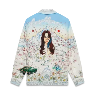 L’hiver Fleuri Langarmhemd aus Seidentwill L’hiver Fleuri Langarmhemd aus Seidentwill