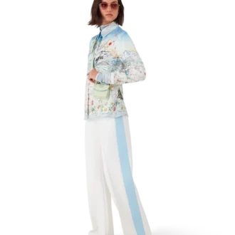 L’hiver Fleuri Langarmhemd aus Seidentwill L’hiver Fleuri Langarmhemd aus Seidentwill