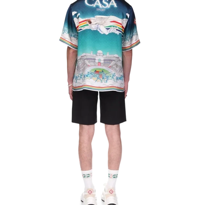 La Daesse Du Stade Seidenhemd