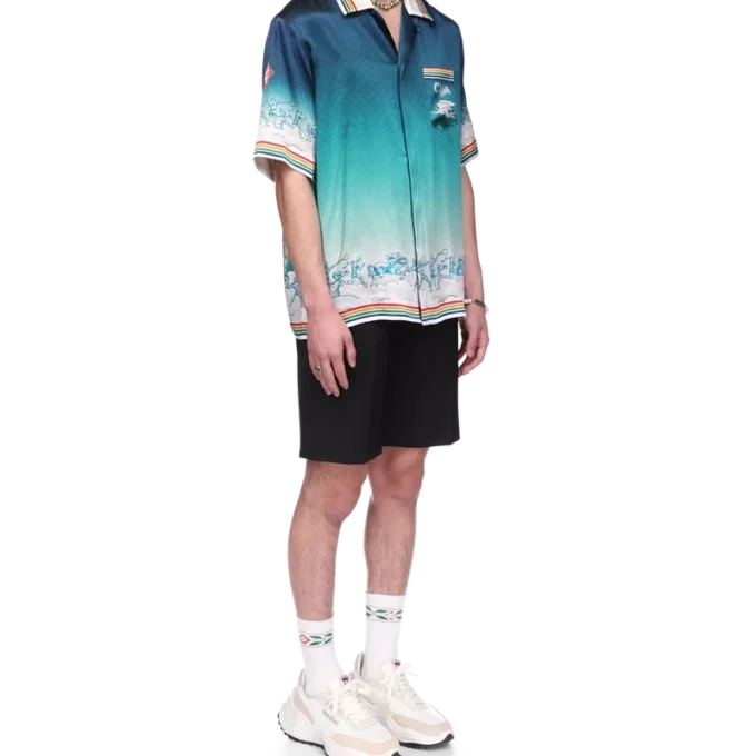 La Daesse Du Stade Seidenhemd