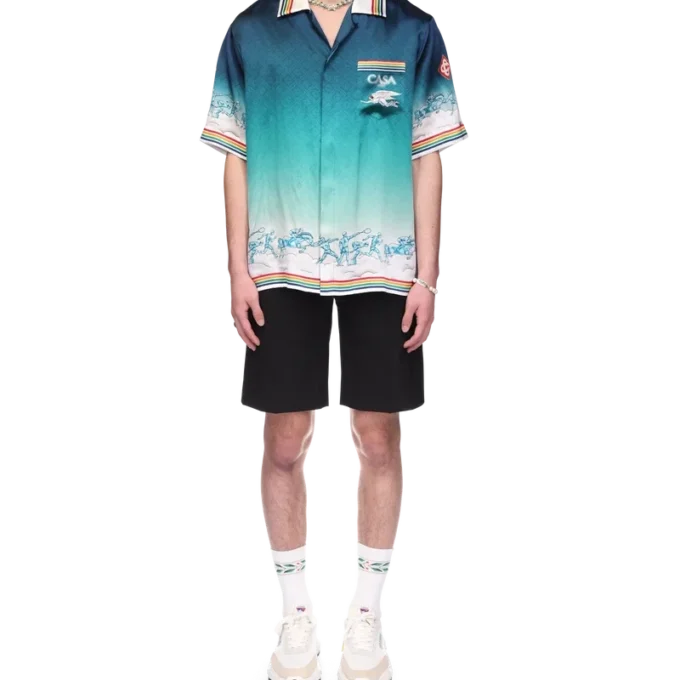 La Daesse Du Stade Seidenhemd