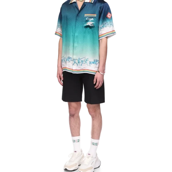 La Daesse Du Stade Seidenhemd