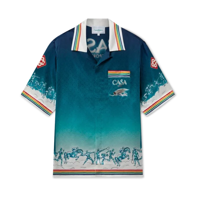 La Daesse Du Stade Seidenhemd