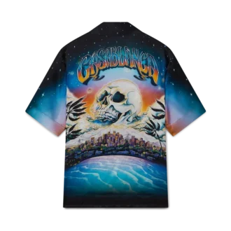 La Pramonition Kurzarm-Seidenhemd