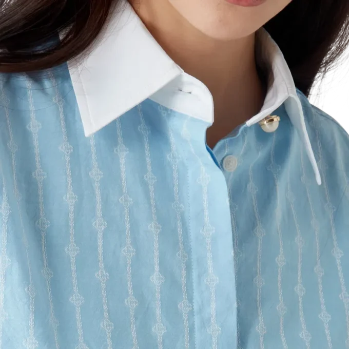 Langärmliges Hemd „Laurel“ mit Nadelstreifen