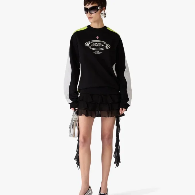 Langärmliges Sweatshirt im Colour-Blocking-Design