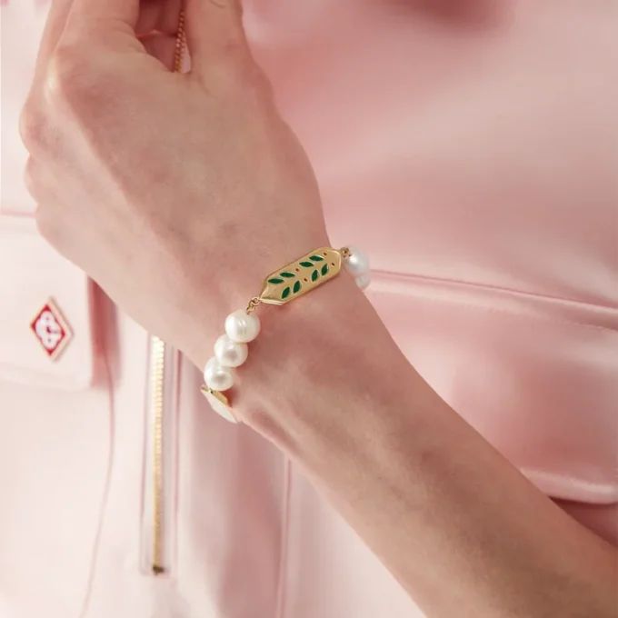 Laurel Pearl Armband