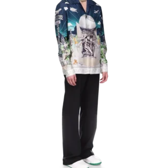 Le Temple Du Sport Seidenhemd