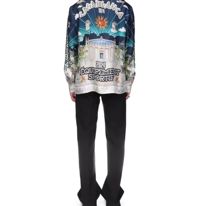 Le Temple Du Sport Seidenhemd