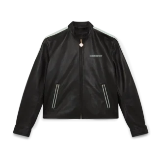 Leder-Racerjacke