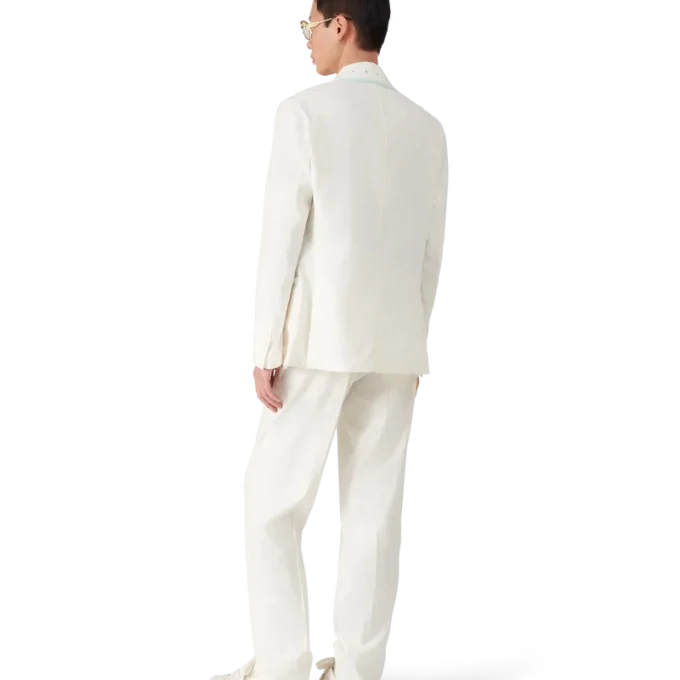 Leinenhose mit Falten