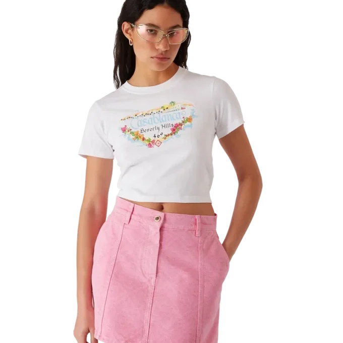 Los Angeles Store Cropped Baby Tee