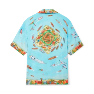 Maison Sur Piloti Seidenhemd